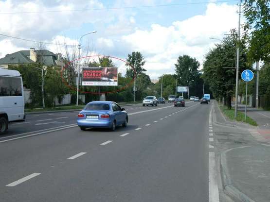 Фото рекламной плоскости по адресу Липинського 23 ст. Б