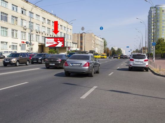 Фото рекламной плоскости по адресу Васильковская ул., 32, ст.м. "Васильковская", в центр