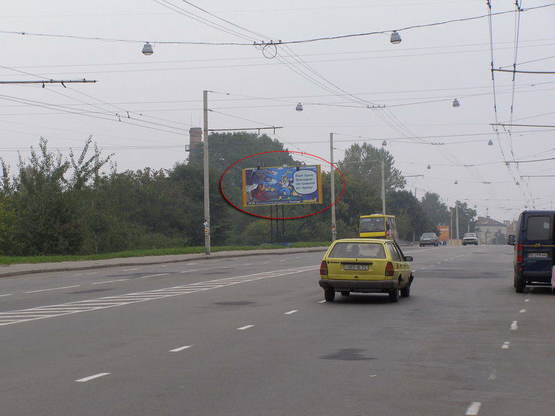 Фото рекламной плоскости по адресу Любінська (магазин "Меблі") ст. Б