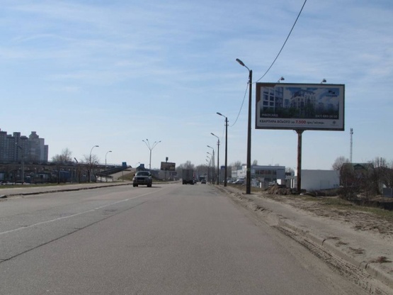 Фото рекламной плоскости по адресу Оноре де Бальзака, рух в напрямку проспекту Генерала Ватутіна (за 400 метрів  до вул.К.Маркса)