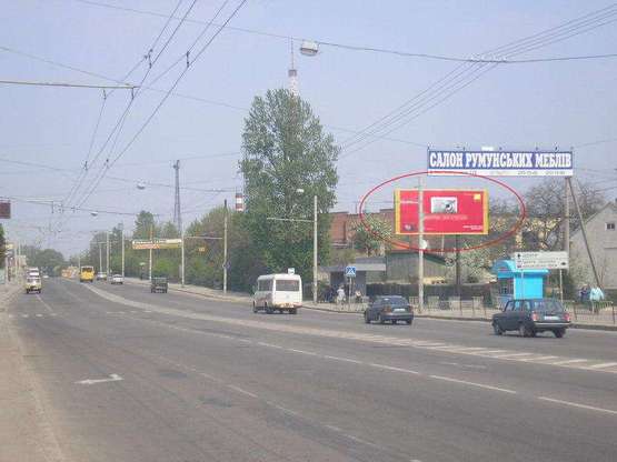 Фото рекламной плоскости по адресу Любінська – Підміська  A