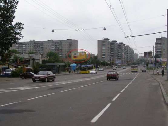 Фото рекламной плоскости по адресу Любінська – Підміська  Б