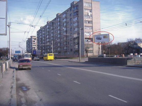 Фото рекламной плоскости по адресу Любінська  (зупинка к-р Галичина) ст. А