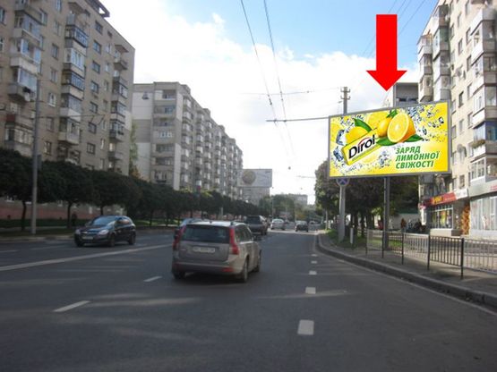 Фото рекламної площини за адресою Любинская ул., 96 / Яворницкого ул., возле супермаркета "Экстра"