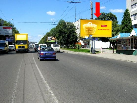 Фото рекламної площини за адресою Выговского ул. / Кульчицкой ул., рынок "Южный", остановка