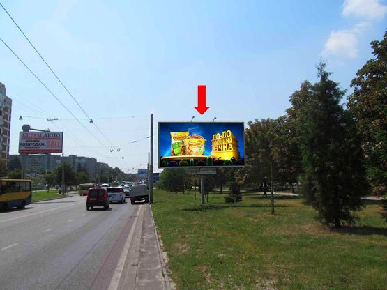 Фото рекламной плоскости по адресу Кульпарковская ул., 158 / Перфецкого ул.