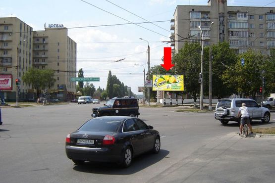 Фото рекламной плоскости по адресу Харьковская ул. / Прокофьева ул., в сторону 20-летия Победы ул.