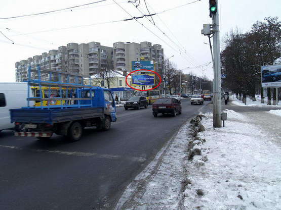 Фото рекламной плоскости по адресу Волі - Київський майдан (облдержадміністрація)