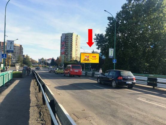 Фото рекламної площини за адресою Хмельницкого пл. / Славянская набережная, выезд с моста на площадь