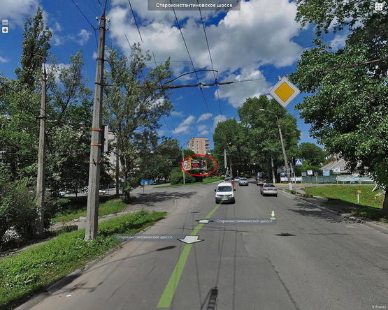 Фото рекламної площини за адресою Зарічанська - Старокостянтинівське шосе