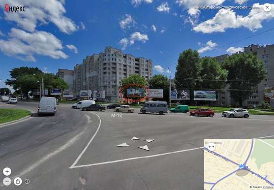 Фото рекламної площини за адресою Миру - Староконстянтинівське шосе