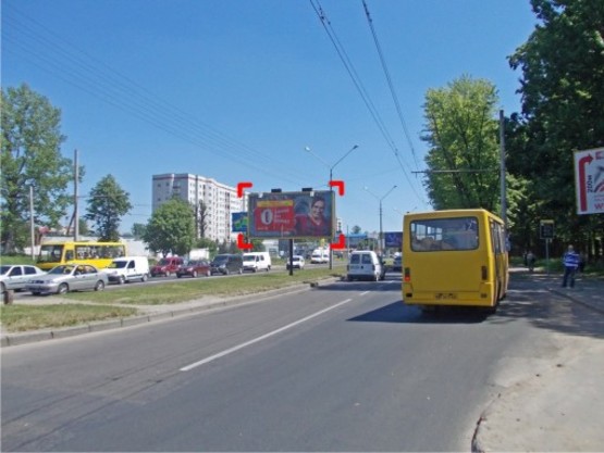 Фото рекламної площини за адресою вул. Наукова – Тролейбусна (до вул. Стрийської), призма 2