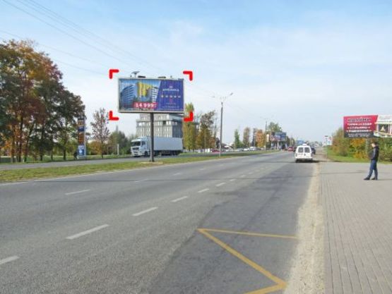 Фото рекламної площини за адресою вул. Стрийська, 179 (навпроти Іподрому, на р/с, до центру), місце 4, призма 1