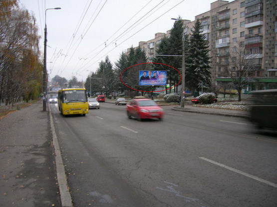 Фото рекламної площини за адресою Бандери, 94 (навпроти парк)
