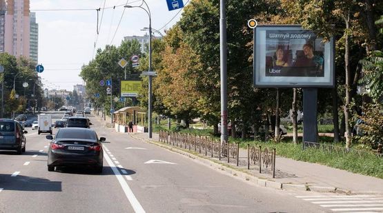 Фото рекламной плоскости по адресу Лобановского Валерия пр. 39а, к Севастопольской пл.
