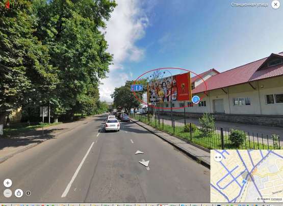 Фото рекламної площини за адресою Вул. Станційна (біля багаж.відділ.) місце №4 ст. А