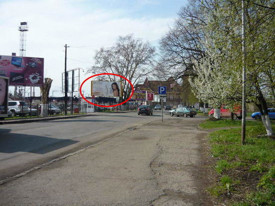 Фото рекламной плоскости по адресу Вул. Станційна - Ф.Тихого місце №5