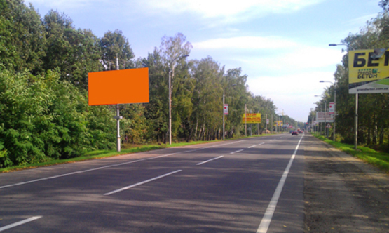 Фото рекламної площини за адресою ул. Новое шоссе , направление на Киев (за ТЦ Модуль)