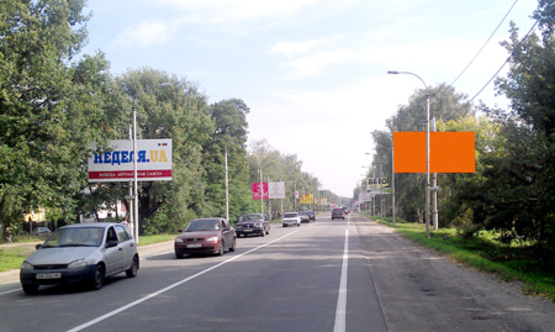 Фото рекламної площини за адресою ул. Новое шоссе , направление на Киев (за ТЦ Модуль)