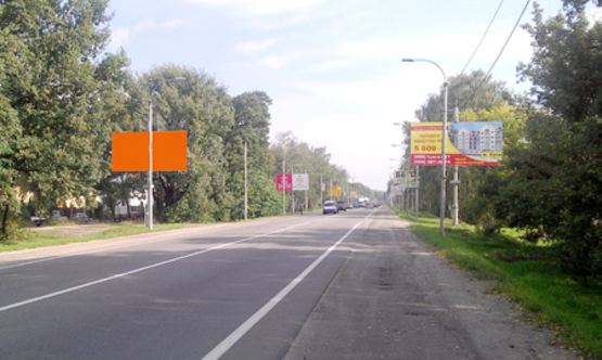 Фото рекламной плоскости по адресу ул. Новое шоссе , направление на Киев (за ТЦ Модуль)