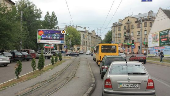 Фото рекламной плоскости по адресу Городоцкая ул. / Кульпарковская ул., ТЦ Скрыня