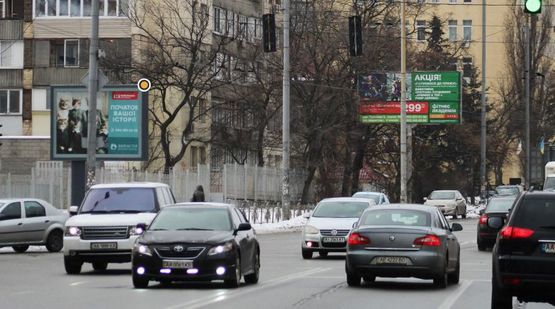 Фото рекламной плоскости по адресу Липковского Василия ул. , к Соломенской пл.