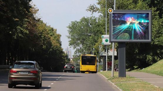 Фото рекламной плоскости по адресу Борщаговская ул. 14