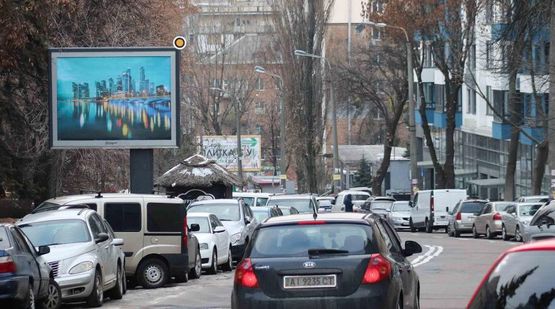 Фото рекламної площини за адресою Шолуденко ул. 1а, к пр.Победы