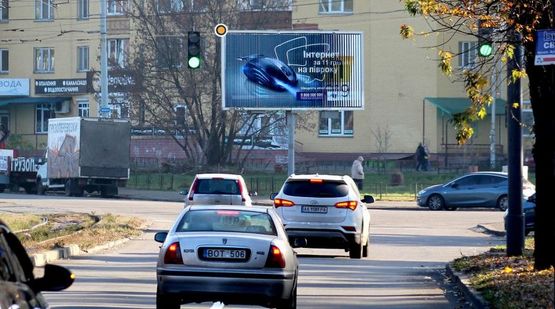 Фото рекламной плоскости по адресу Навои А. ул. / Миропольская ул., р-н "Юность", к рынку