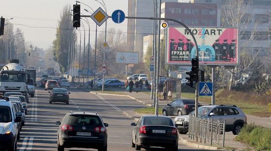 Фото рекламной плоскости по адресу Здолбуновская ул., 30м  от ул. Тальновской