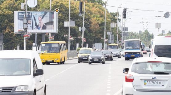 Фото рекламної площини за адресою Глушкова Академика ул./Васильковская ул., м. Выставочный Центр