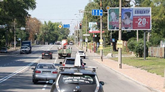 Фото рекламної площини за адресою Науки пр. 49, 150м от АЗС WOG