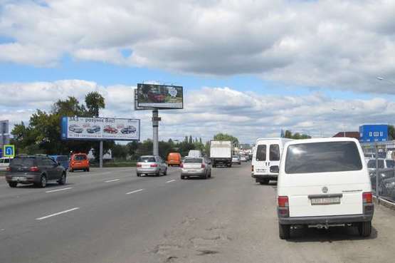 Фото рекламної площини за адресою Кільцева дорога, : шляхопровід на смт Жуляни (в напр. Перемоги просп.)
