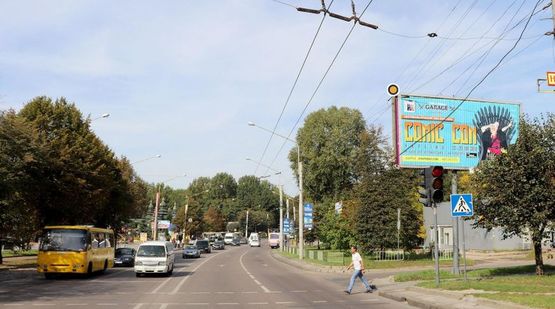 Фото рекламної площини за адресою Выговского ул.100, от ул. В.Великого
