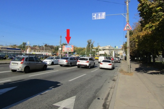 Фото рекламной плоскости по адресу Скляренко ул. (Куренёвский рынок, супермаркет Сильпо, в направлении ул. Автозаводской)