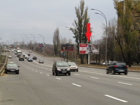 Фото рекламной плоскости по адресу Харьковское шоссе,50 направление Харьковской пл. (ТРЦ "МегаСити", Институт Химии)