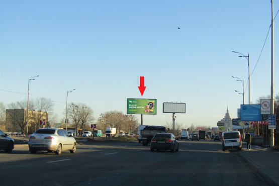 Фото рекламной плоскости по адресу Большая кольцевая (на разделителе), (АТБ-маркет, АСЗ "Socar", АЗС" UPG"), в направл.просп.Академика Глушкова