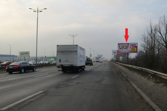 Фото рекламної площини за адресою Кольцевая дорога ("Вольво Украина", АЗС "КЛО", Макдональдз, Novus), в направл. просп.Леся Курбаса