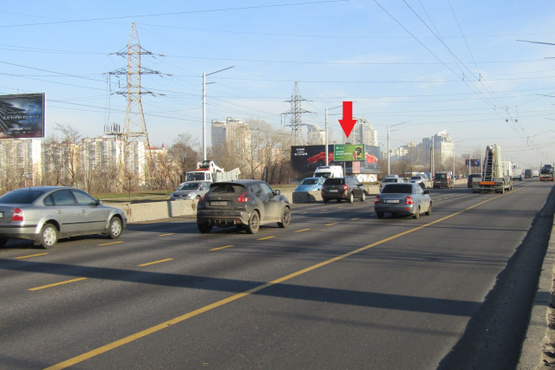 Фото рекламной плоскости по адресу Степана Бандеры просп., 28, (напротив Автосалоны "Тойота", "АИС", "Виннер Автомотив", ТЦ Plazma, ТЦ "Макрос", МЕТРО) в напр. просп. С.Бандеры