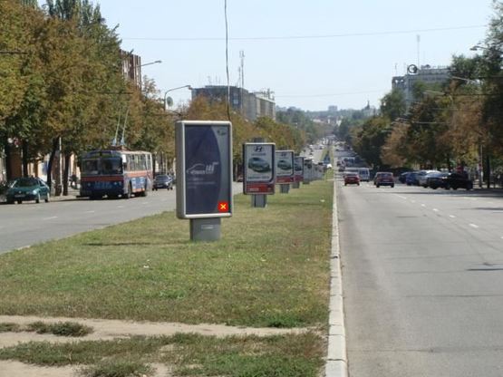 Фото рекламної площини за адресою вул. Запорізька — вул. Приходська