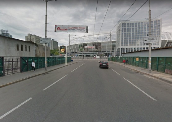 Фото рекламной плоскости по адресу вул. Жилянська, 4