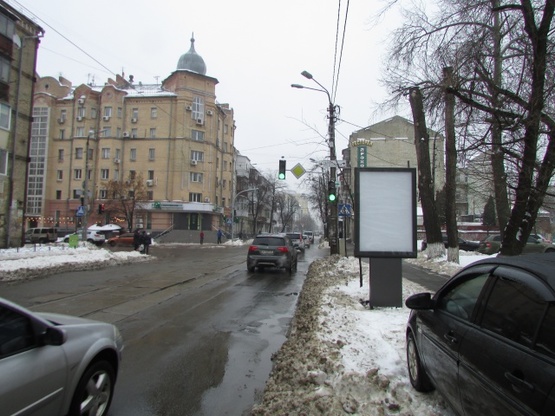 Фото рекламной плоскости по адресу Костянтинівська, 3Б / Введенська