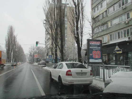 Фото рекламной плоскости по адресу Русанівська набережна, 8/2