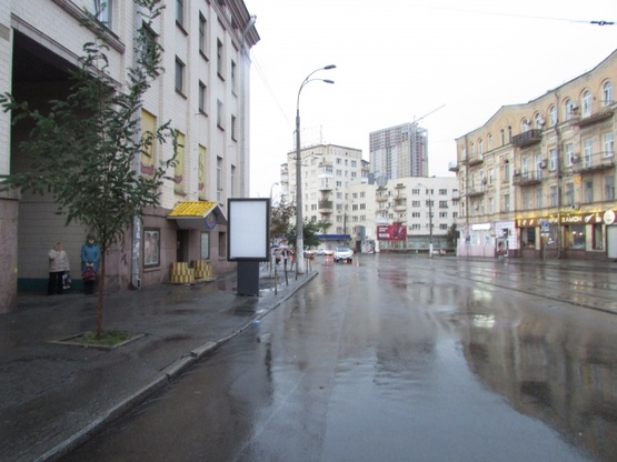 Фото рекламної площини за адресою Площа Перемоги, 2 (біля ЦИРКу) з'їзд з вул. Бульварно-Кудрявська до проспекту Перемоги