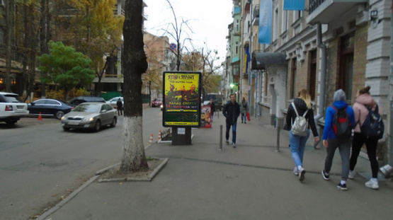 Фото рекламной плоскости по адресу ул. О. Гончара, 84