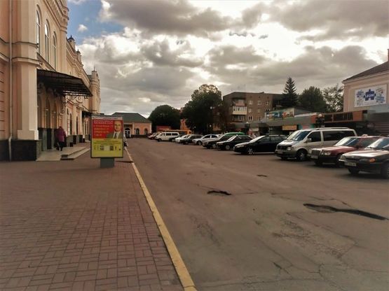 Фото рекламной плоскости по адресу Залізничний вокзал