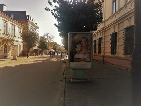Фото рекламної площини за адресою пр. Чорновола (навпроти поліклініки)