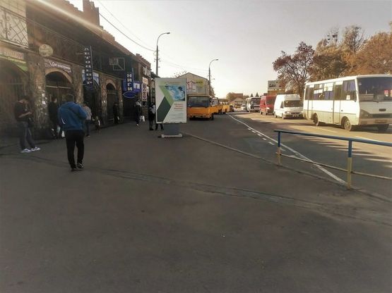 Фото рекламной плоскости по адресу пр. Грушевського (автовокзал, ТЦ "Гетьман")