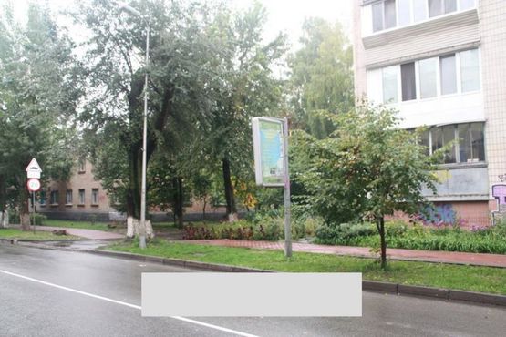 Фото рекламної площини за адресою г. Вишневое, ул. Святошинская, въезд в г. Вишневое