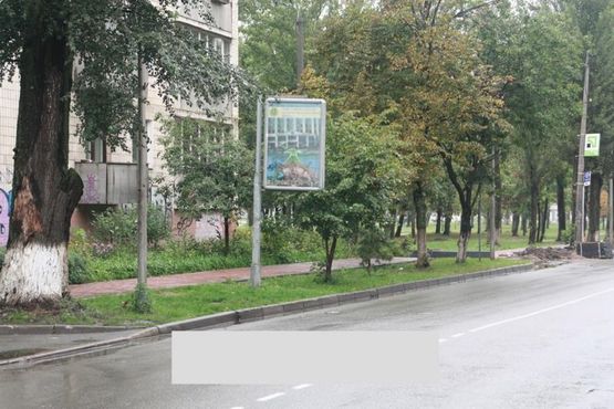 Фото рекламної площини за адресою г. Вишневое, ул. Святошинская, въезд в г. Вишневое